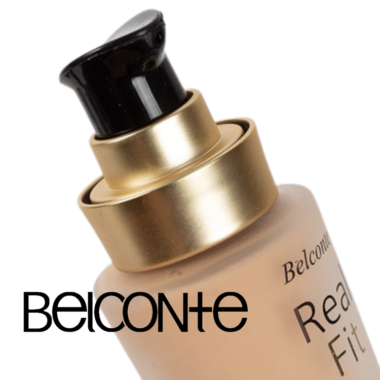 کرم پودر belconte بلکونته سری real fit رنگ بژ روشن کد B102