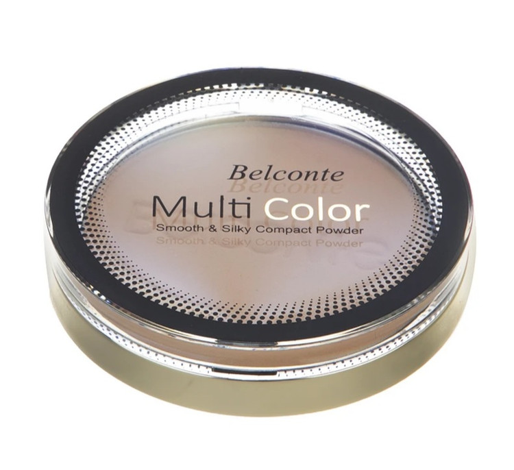 پنکک دوکاره بلکونته Belconte سری Multi color شماره B 201 رنگ وانیلی ابریشمی حجم 12 گرم