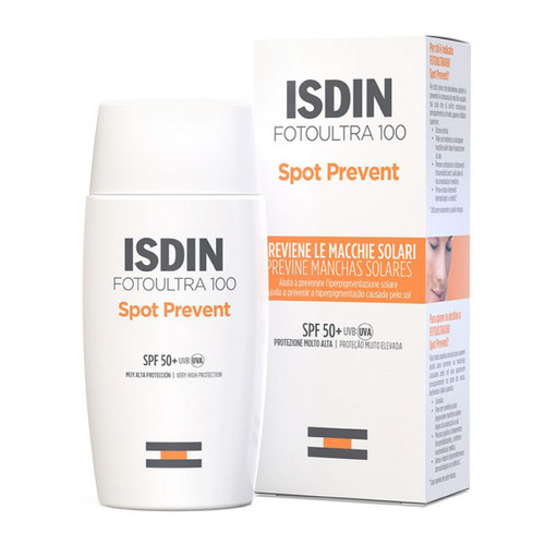ضد آفتاب SPF50 ایزدین اسپات پریونت ضد لک بی رنگ ISDIN Spot Prevent