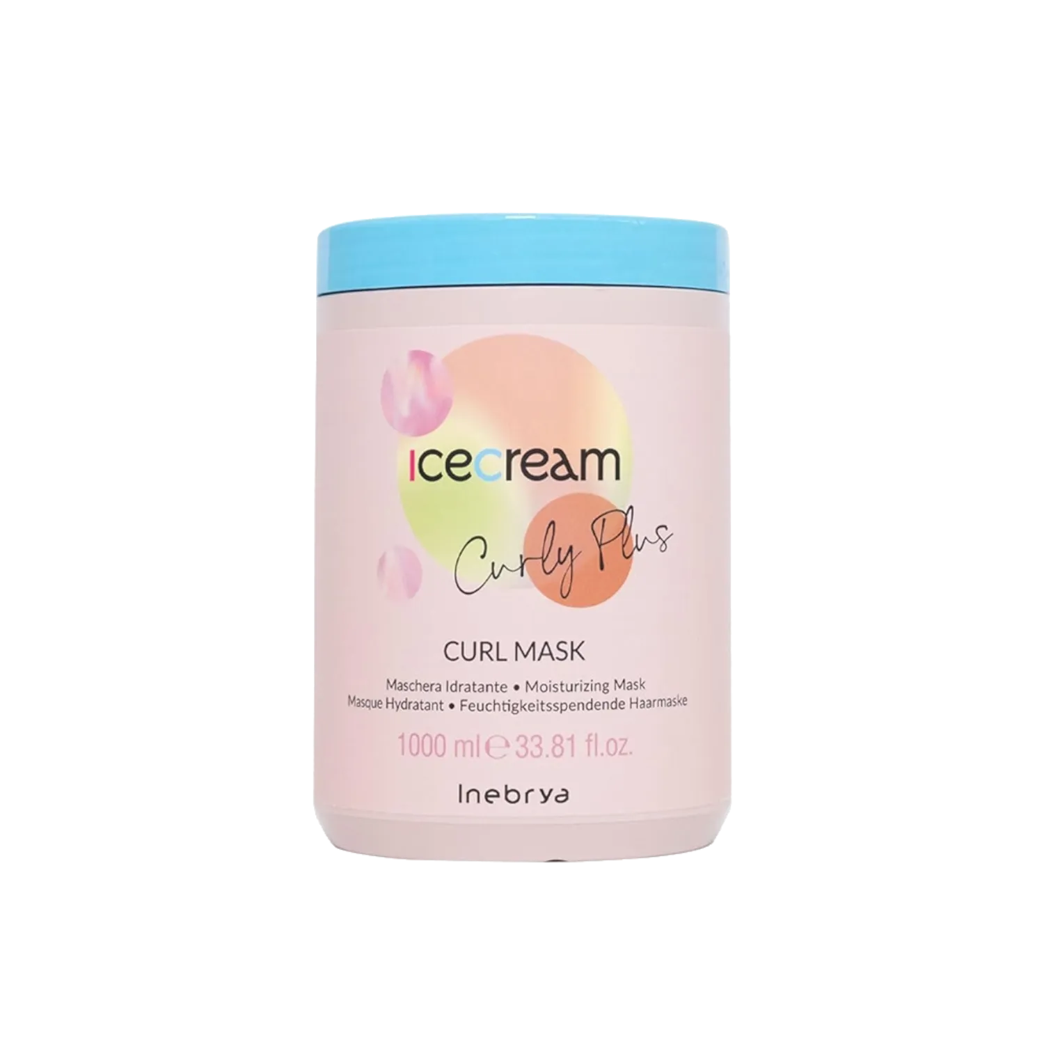 ماسک مو آبرسان و تقویت‌کننده موهای فر آیس‌کریم کرلی پلاس  Inebrya Ice Cream Curly Plus Curl Mask