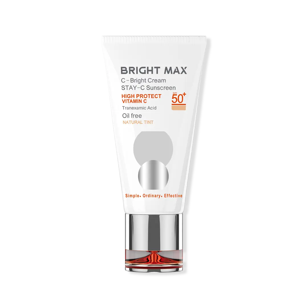 کرم ضد آفتاب رنگی طبیعی  برایت مکس BRIGHT MAX