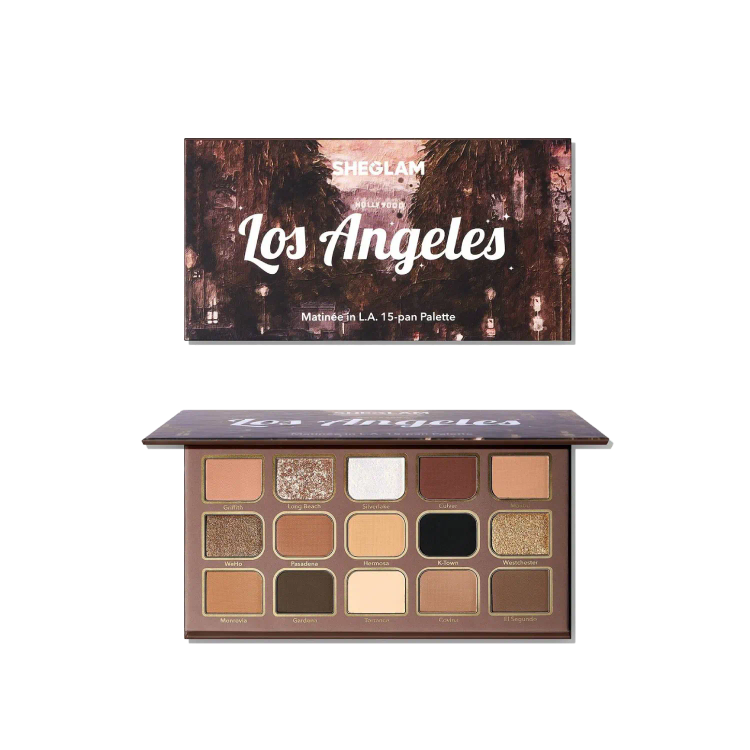 پالت سایه چشم شیگلم مدل Los Angeles 15 رنگ