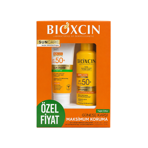 پک اسپری و کرم ضدافتاب بیوکسین BIOXCIN