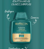 شامپو سبز حاوی کراتین و آرگان بیوکسین BIOXCIN