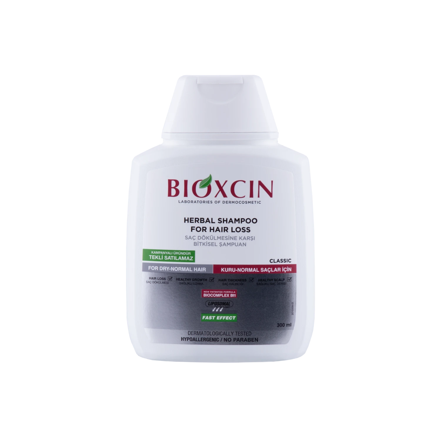 شامپو ضد ریزش سفید مناسب موهای خشک بیوکسین BIOXCIN