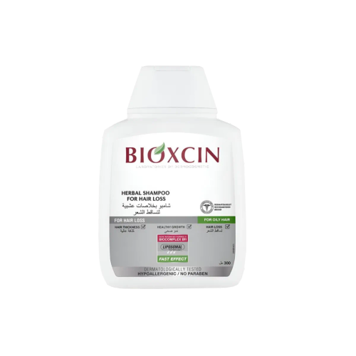 شامپو ضد ریزش سفید مخصوص موهای چرب بیوکسین BIOXCIN