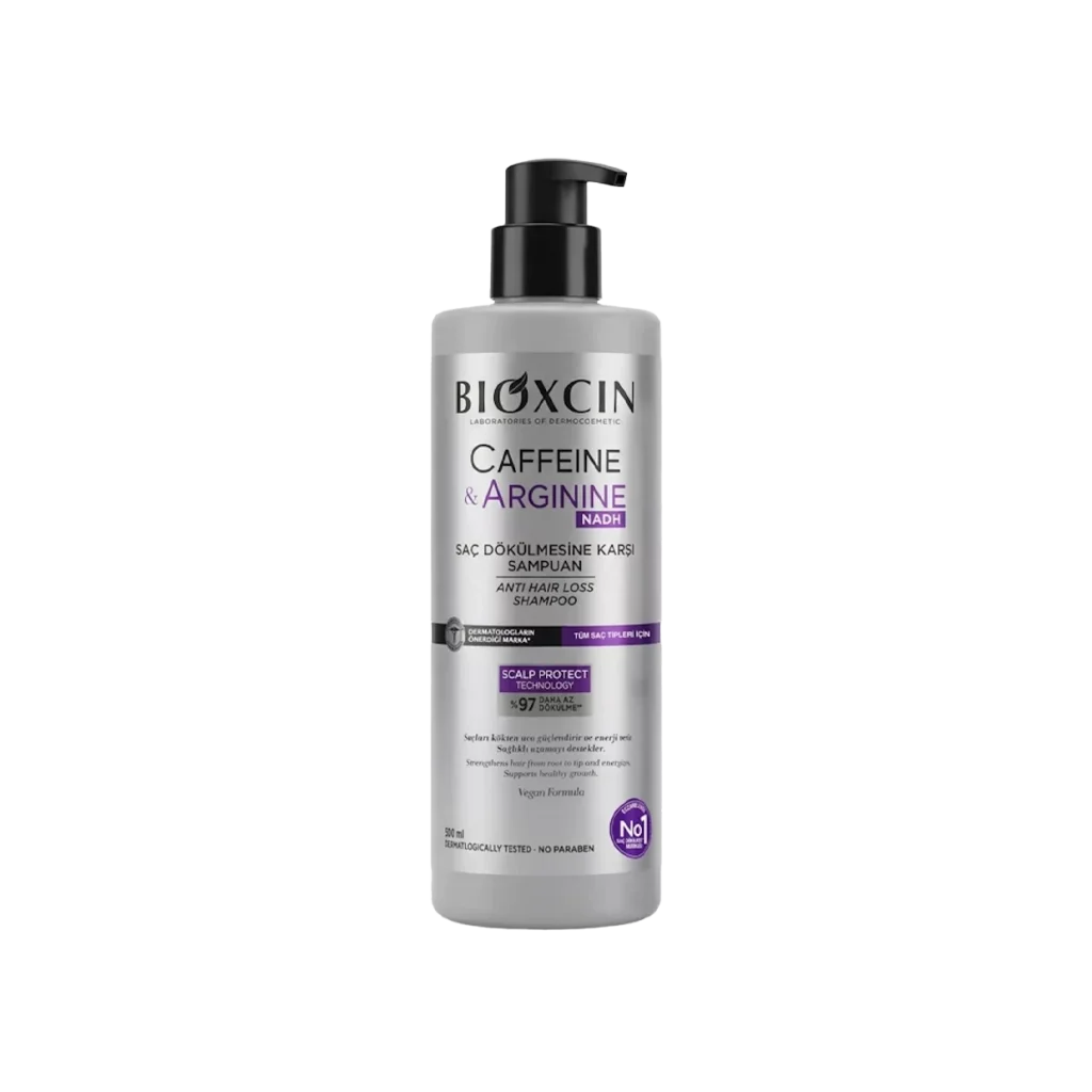 شامپو کافئین و آرژنین مو بیوکسین BIOXCIN