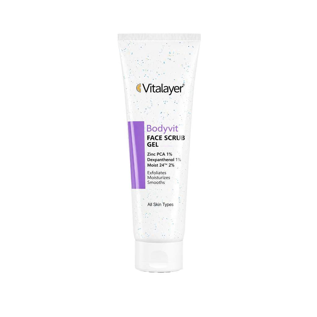 ژل اسکراب صورت بادی ویت ویتالایر Vitalayer